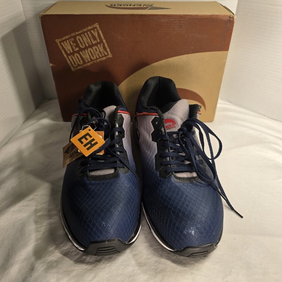 Avenger Fusion Navy Work‎ & Safety Shoes Sneakers Mens 11.5 Wide (EE) NIB - Picture 1 of 8